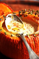 Potimarrons gratinés au Comté